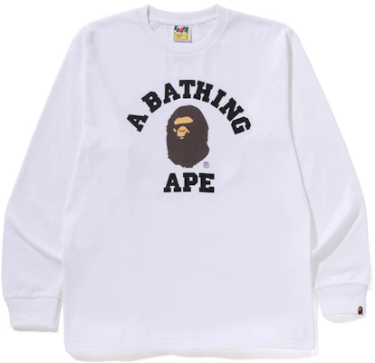Bape A BATHING APE FW24 猿人logo圖案長袖T恤 0ZXLTM111014N 6