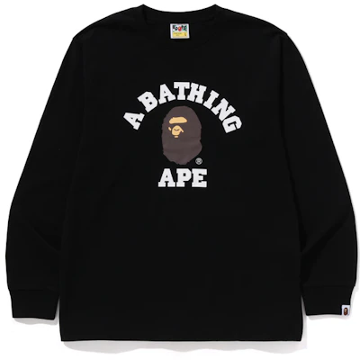 Bape A BATHING APE FW24 猿人logo圖案長袖T恤 0ZXLTM111014N Details for Bape A BATHING APE FW24 猿人logo圖案長袖T恤 0ZXLTM111014N