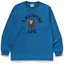 Cheap Bape A BATHING APE FW24 猿人logo圖案長袖T恤 0ZXLTM111014N
