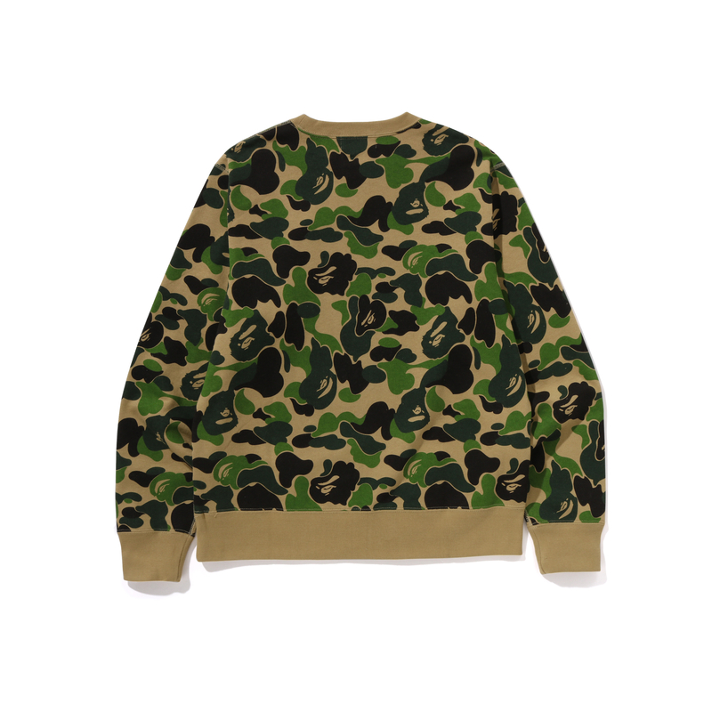 Details for Bape A BATHING APE FW24 Sweater Logo Camo Crewneck. 0ZXSWM113008N