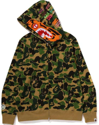 Bape A BATHING APE FW24 迷彩虎頭 Full-Zip 連帽外套. 1K80-115-003 Shop Bape A BATHING APE FW24 迷彩虎頭 Full-Zip 連帽外套. 1K80-115-003