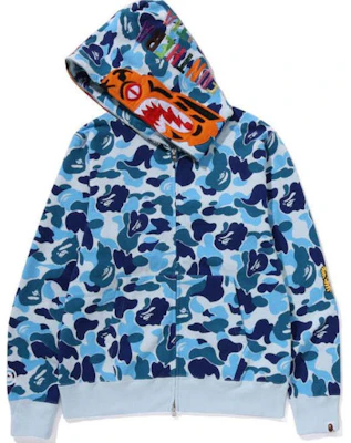 Bape A BATHING APE FW24 迷彩虎頭 Full-Zip 連帽外套. 1K80-115-003 1
