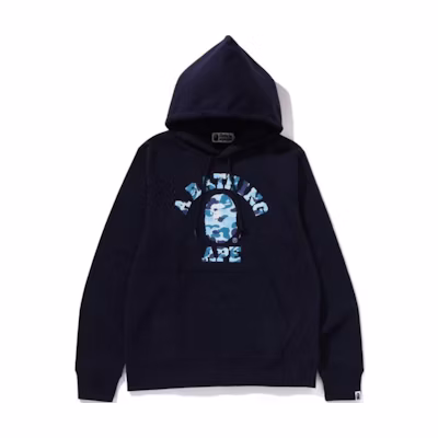 Bape A BATHING APE FW24 Camouflage Hoodie with Kangaroo Pocket. 1K80-114-006