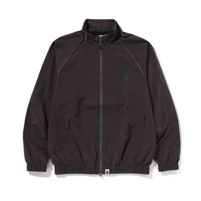 Bape A BATHING APE FW24 Carbon Gray Sun Ape Letter Tiger Logo Zip Track Jacket. 0ZXLJM140002N