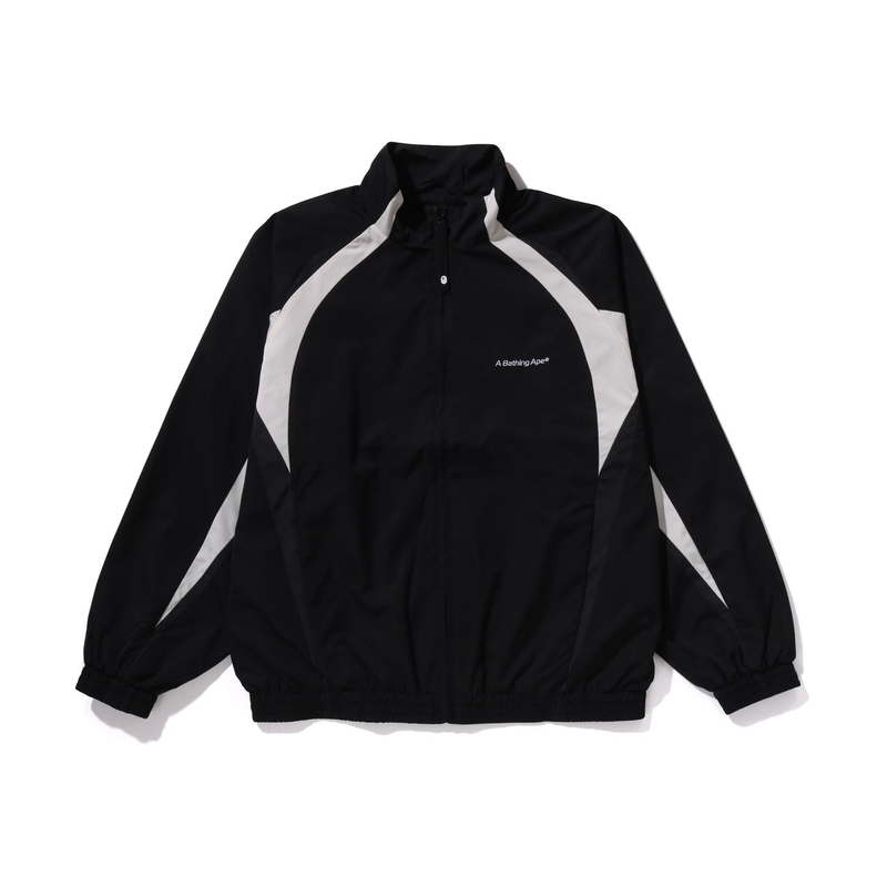 Bape A BATHING APE FW24  Letter Embroidered Track Jacket 0ZXLJM140309N
