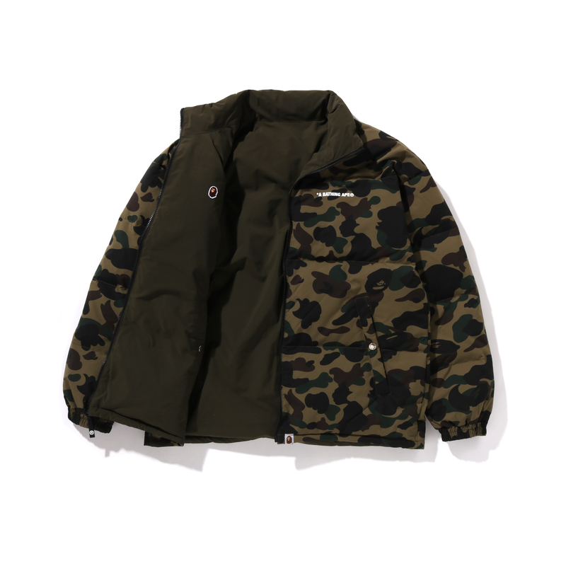 Bape A BATHING APE FW24  Reversible Camo Down Jacket with Ape Logo Embroidery. 0ZXDNM144009N 圖 4