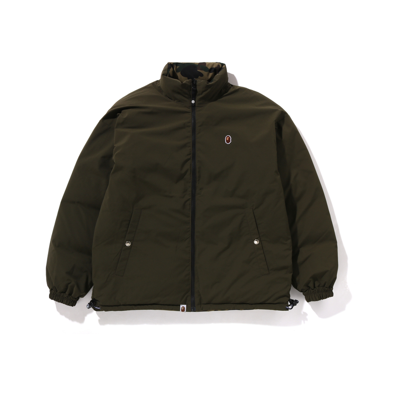 Bape A BATHING APE FW24  Reversible Camo Down Jacket with Ape Logo Embroidery. 0ZXDNM144009N 圖 5