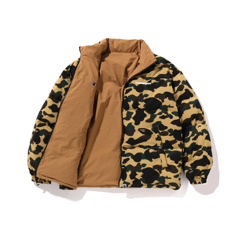 Bape A BATHING APE FW24  Reversible Camo Down Jacket with Ape Logo Embroidery. 0ZXDNM144009N 圖 9