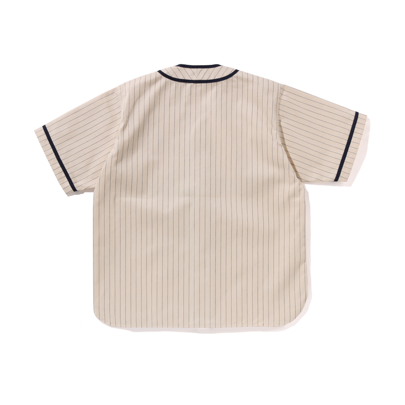 Bape A BATHING APE FW24  Striped Logo Pattern Short Sleeve Shirt. 0ZXSRM132001N 圖 3