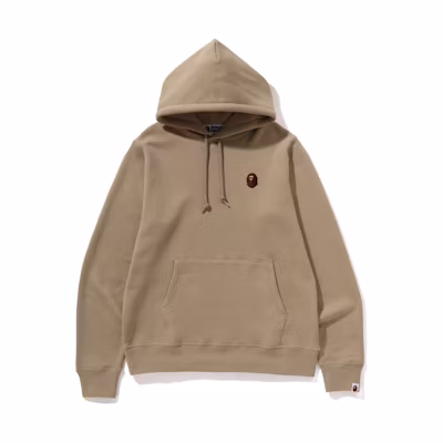 Bape A BATHING APE FW24 Ape Embroidered Solid Color Hoodie 0ZXSWM114007N