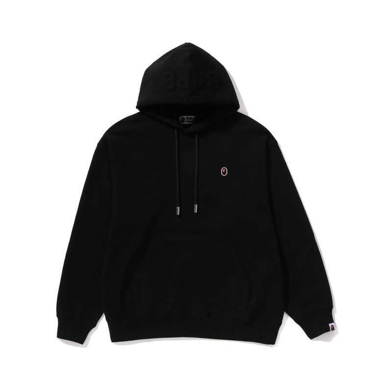 Bape A BATHING APE FW24 Ape Logo Embroidery Solid Color Sweatshirt Men. 0ZXSWM114309N