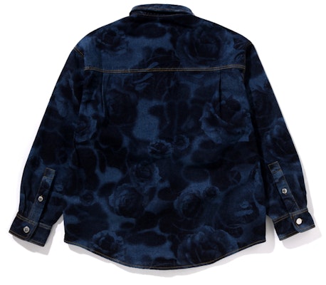 Bape A BATHING APE FW24 花卉迷彩牛仔襯衫 男款 0ZXSTM131302N Lookbook Bape A BATHING APE FW24 花卉迷彩牛仔襯衫 男款 0ZXSTM131302N