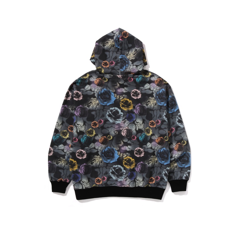 Bape A BATHING APE FW24 Floral Camo Hoodie with Metal Logo for Men. 0ZXSWM114302N 圖 3