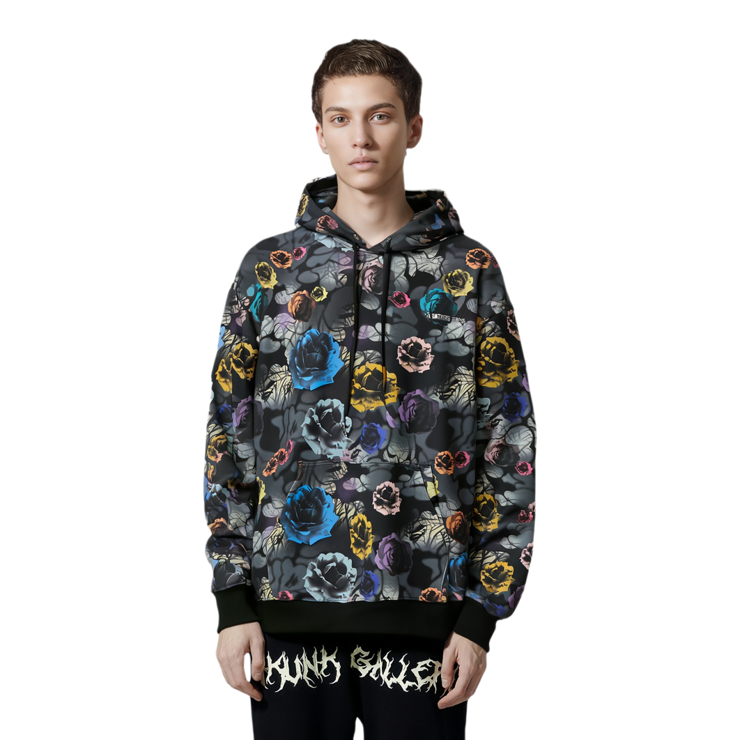 Bape A BATHING APE FW24 Floral Camo Hoodie with Metal Logo for Men. 0ZXSWM114302N 圖 4