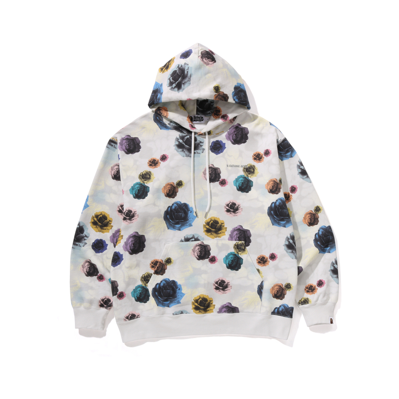 Bape A BATHING APE FW24 Floral Camo Hoodie with Metal Logo for Men. 0ZXSWM114302N 圖 5