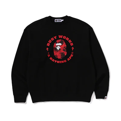 Bape A BATHING APE FW24 Floral Camouflage Print Crewneck Sweatshirt . 0ZXSWM113301N