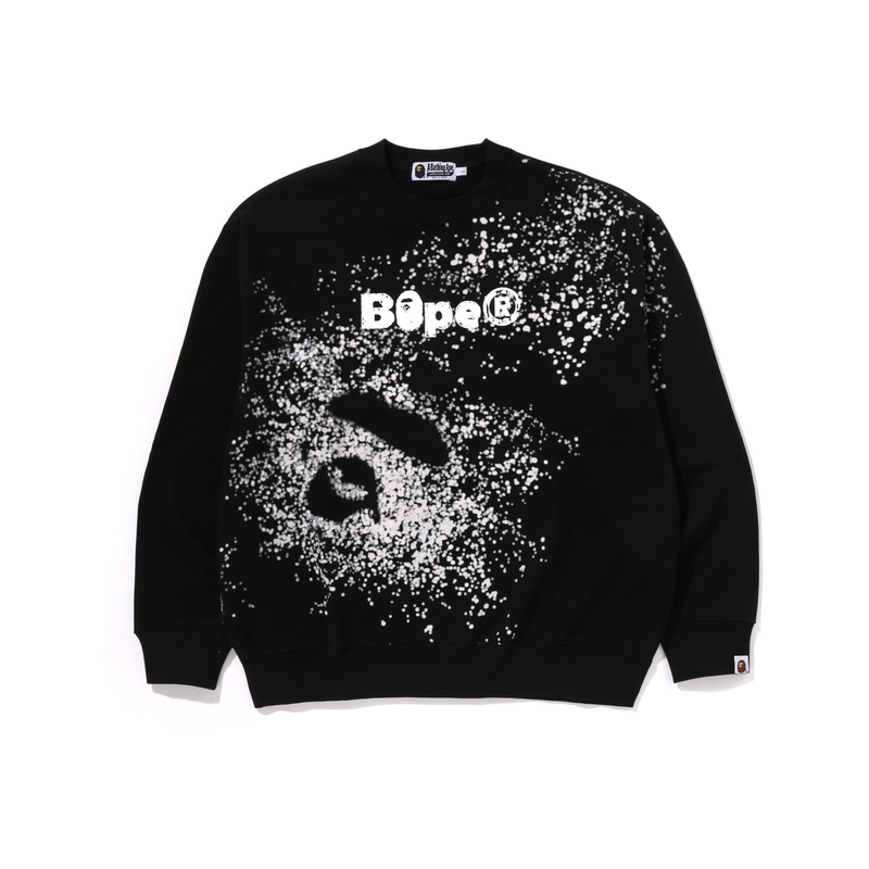 Bape A BATHING APE FW24 Ink Pattern Casual Loose-Fit Sweatshirt Men. 0ZXSWM113314N 圖 2