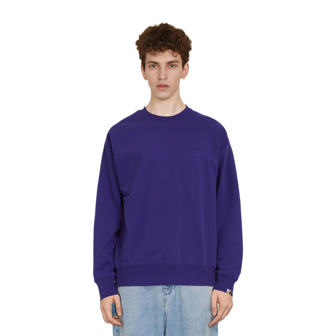 Bape A BATHING APE FW24 Monochrome Ape Head Logo Crewneck Sweatshirt 0ZXSWM113308N 圖 13