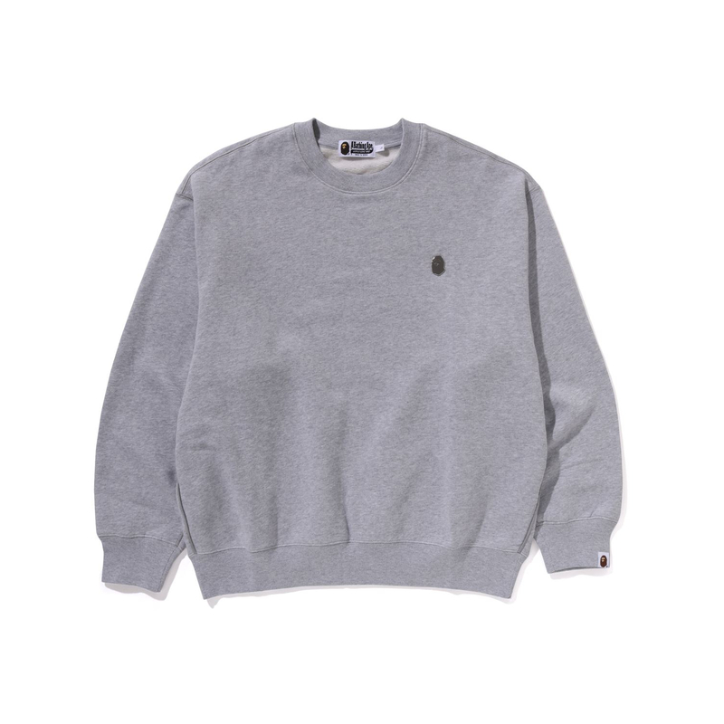 Bape A BATHING APE FW24 Monochrome Ape Head Logo Crewneck Sweatshirt 0ZXSWM113308N 圖 8