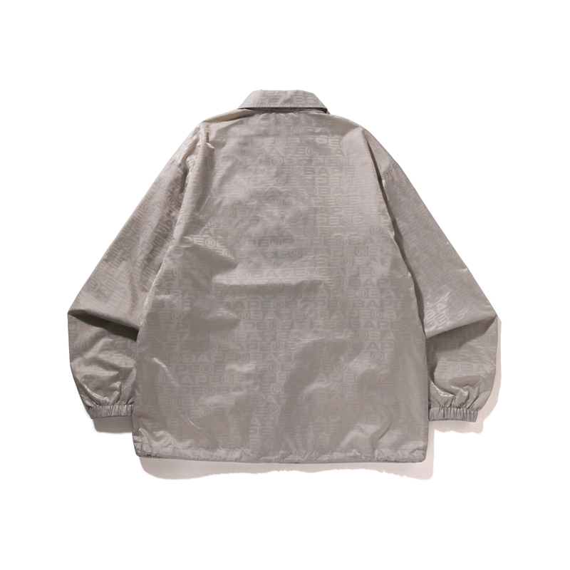 Bape A BATHING APE FW24 Monogram Jacquard Coach Jacket  Outerwear. 0ZXLJM140314N 圖 6