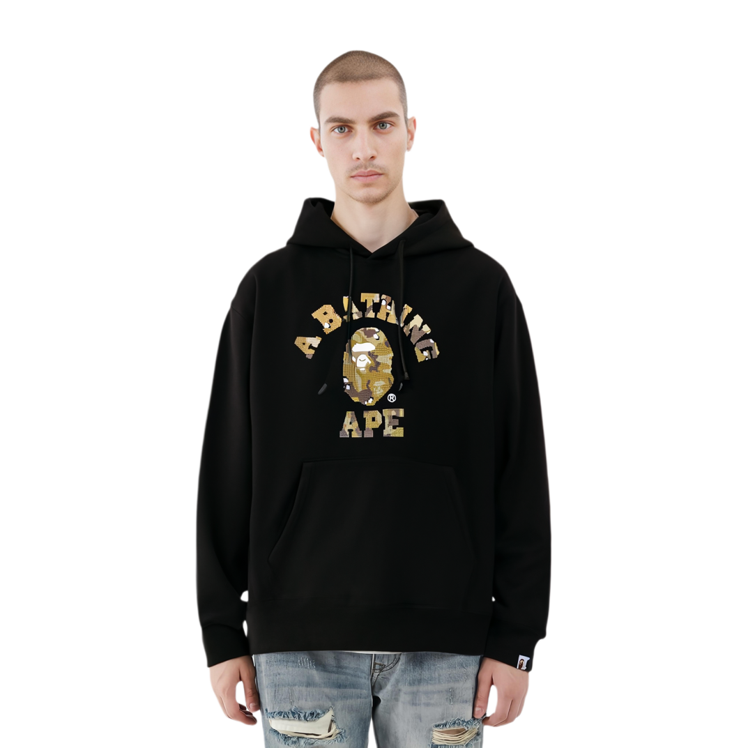 Bape A BATHING APE FW24 Pixel Camo Ape Logo Print Hoodie . 0ZXSWM114015N 圖 4