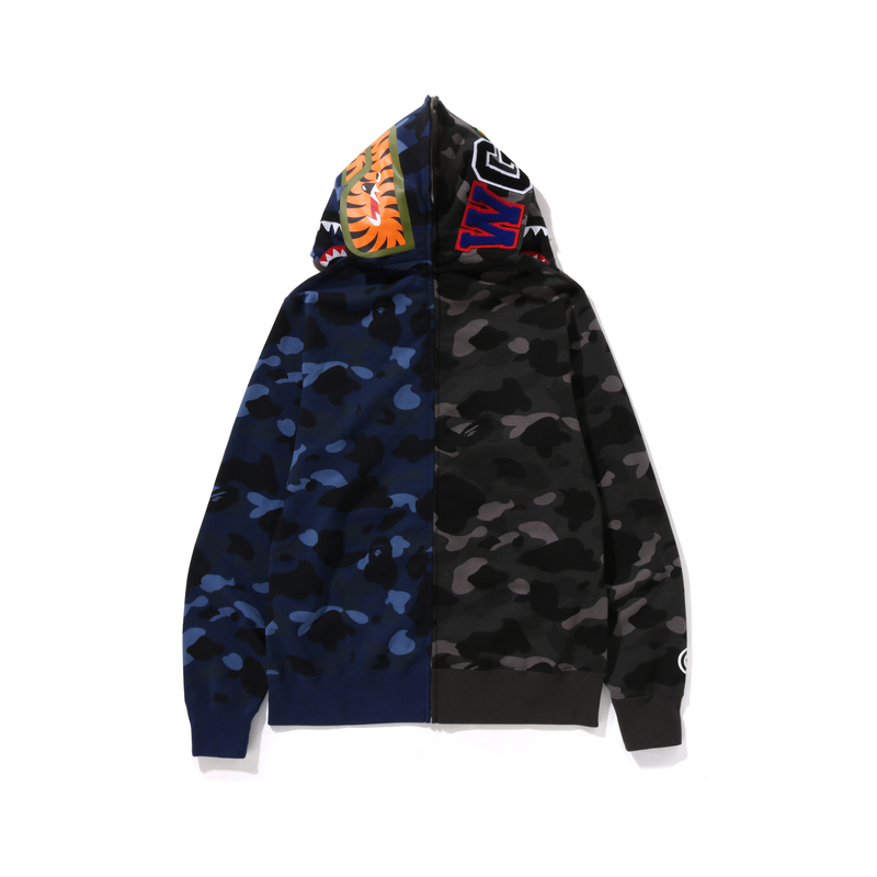 Bape A BATHING APE FW24 Shark Full-Zip Camo Hoodie Jacket . 0ZXSWM115001N 圖 8