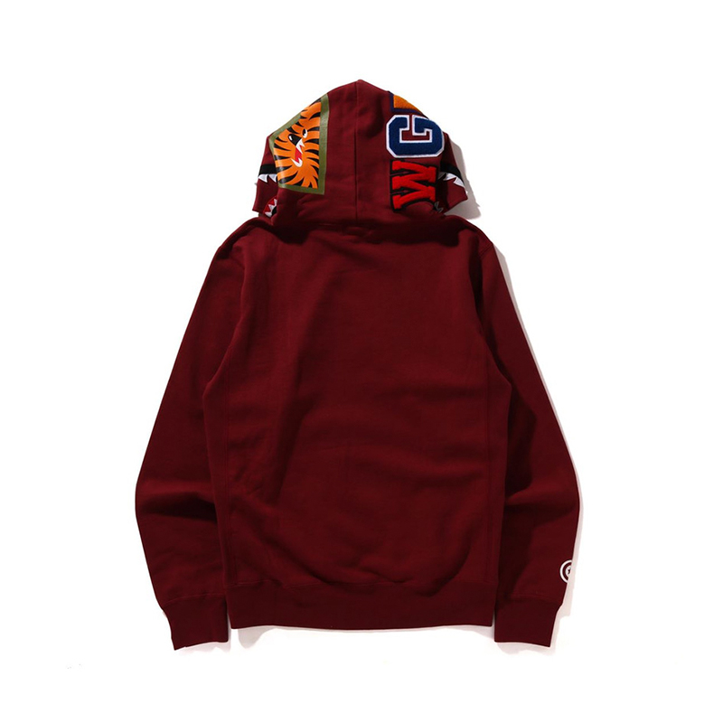 Bape A BATHING APE FW24 Shark Hoodie Solid Color - 0ZXSWM114013N 圖 11