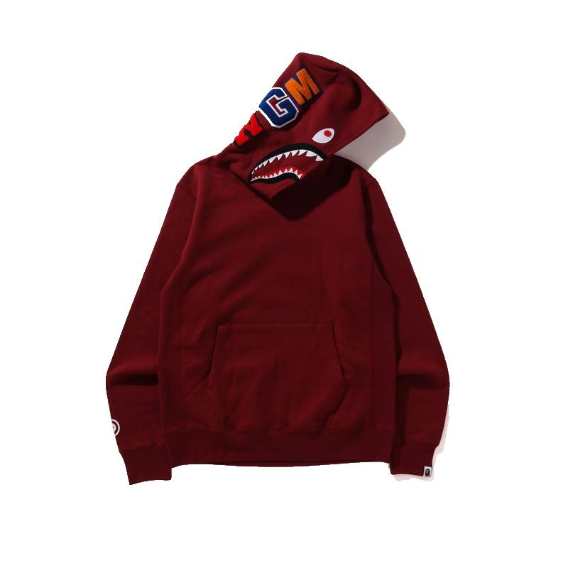 Bape A BATHING APE FW24 Shark Hoodie Solid Color - 0ZXSWM114013N 圖 9