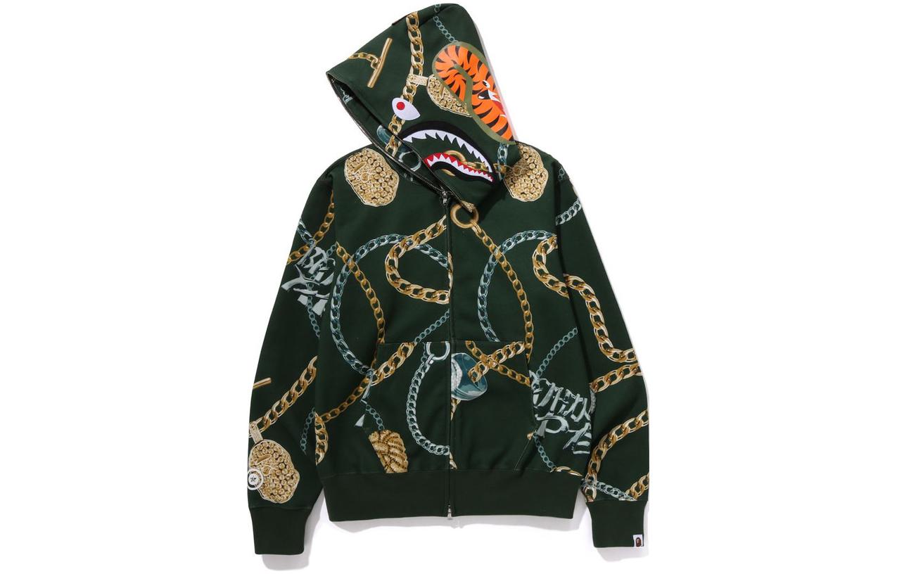 Bape A BATHING APE Graphic Print Zip-Up Hoodie 1J80-115-003 圖 3