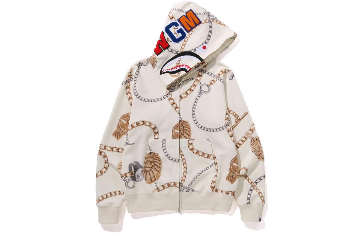 Bape A BATHING APE Graphic Print Zip-Up Hoodie 1J80-115-003 圖 4