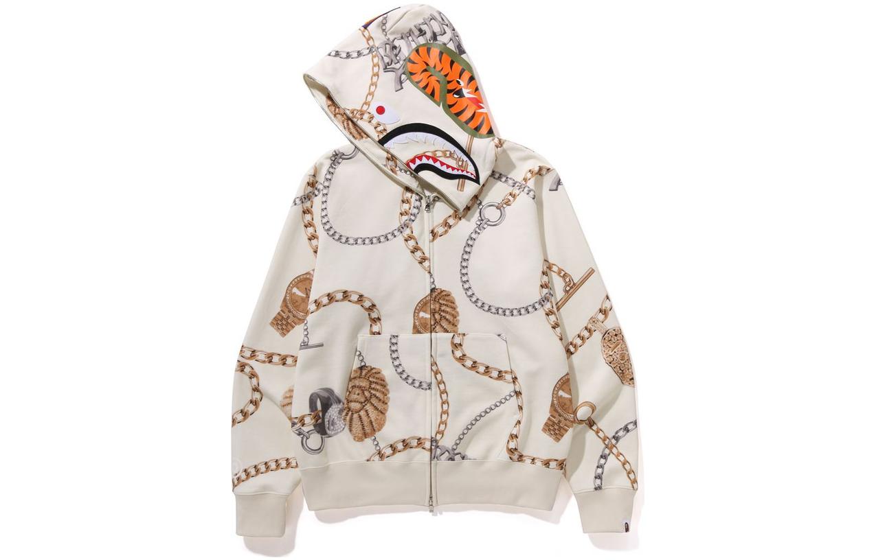 Bape A BATHING APE Graphic Print Zip-Up Hoodie 1J80-115-003 圖 5