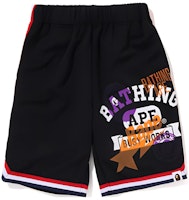 Bape A BATHING APE Kids Letter Graphic Casual Basketball Shorts for Boys. 0ZXSPK353014K Bape A BATHING APE Kids Letter Graphic Casual Basketball Shorts for Boys. 0ZXSPK353014K