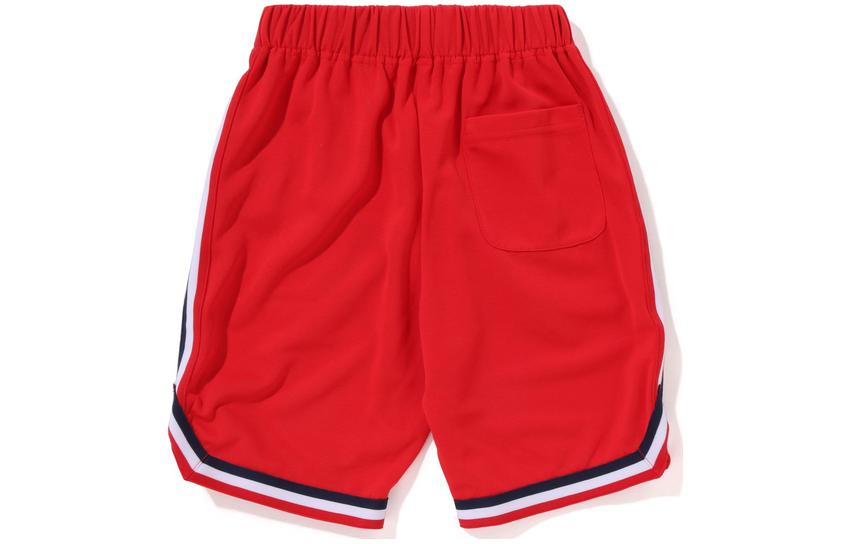 Lookbook Bape A BATHING APE 男童字母圖案休閒籃球短褲 0ZXSPK353014K