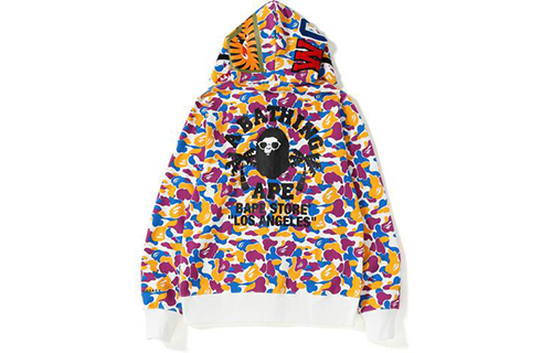 Bape A Bathing Ape LA 1st Anniversary Shark Camo Full Zip Hoodie  Exclusive. 1F22-115-020 圖 4