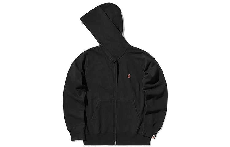 Bape A BATHING APE Logo Plain Hoodie Unisex Casual Pullover. 0ZXSWM115020C 圖 4