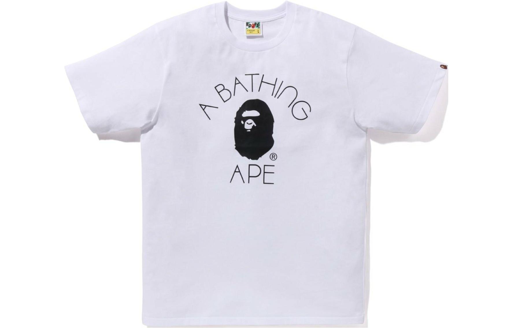 Lookbook Bape A BATHING APE Logo Baju, Jaket, Topi, Beg Silang, Set Sukan - Lelaki. 1K20-182-004