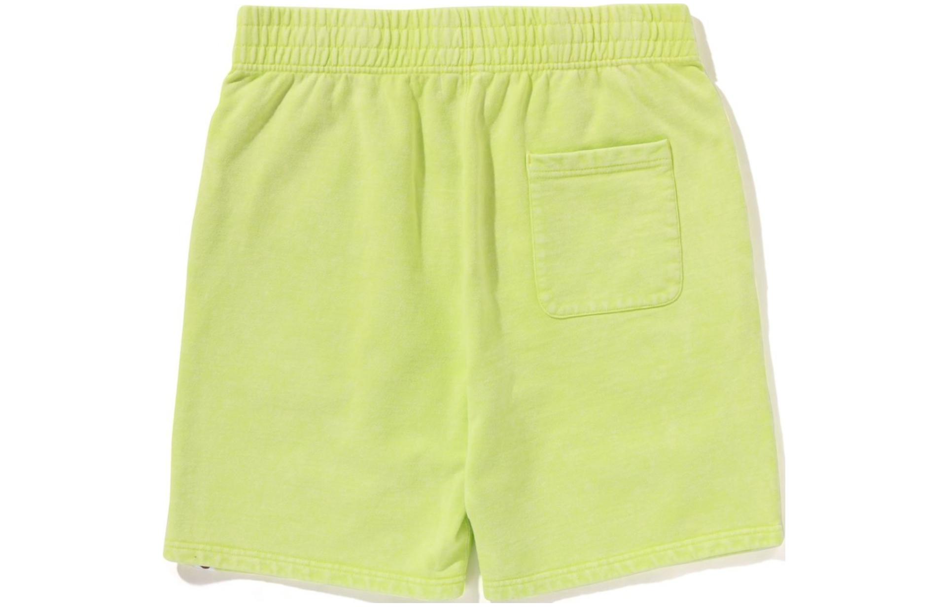 Bape A BATHING APE Logo Printed Elastic Straight-Fit Casual Shorts Men. 1K30-153-012 圖 5