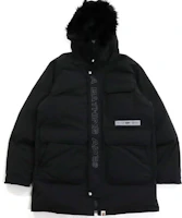 Bape A BATHING APE Loose Fit Down Hooded Jacket. 1H80-141-009 Bape A BATHING APE Loose Fit Down Hooded Jacket. 1H80-141-009