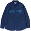 Buy Bape A BATHING APE 寬鬆版牛仔襯衫 藍色 1J30-131-009