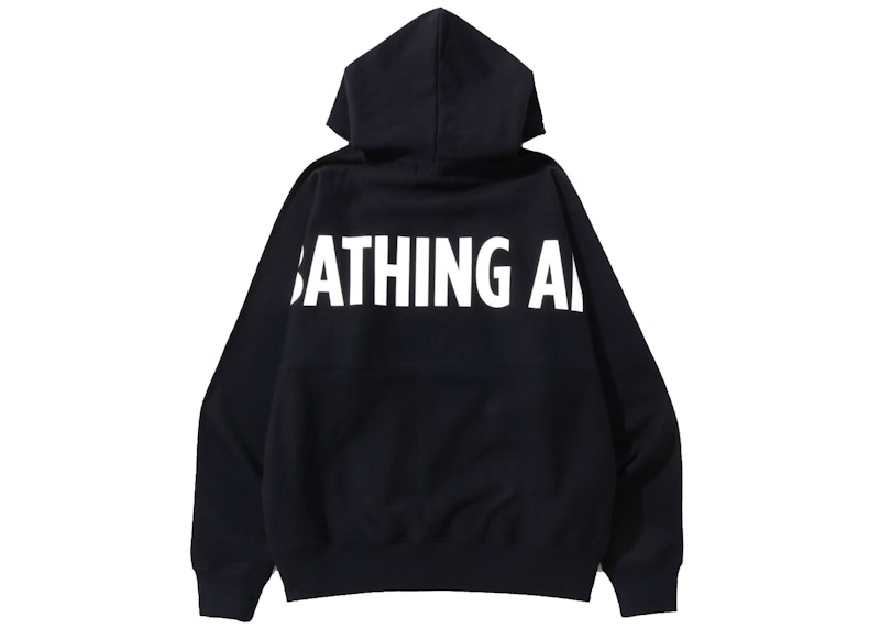 BAPE A Bathing Ape Loose Fit Pullover Hoodie 'Black'