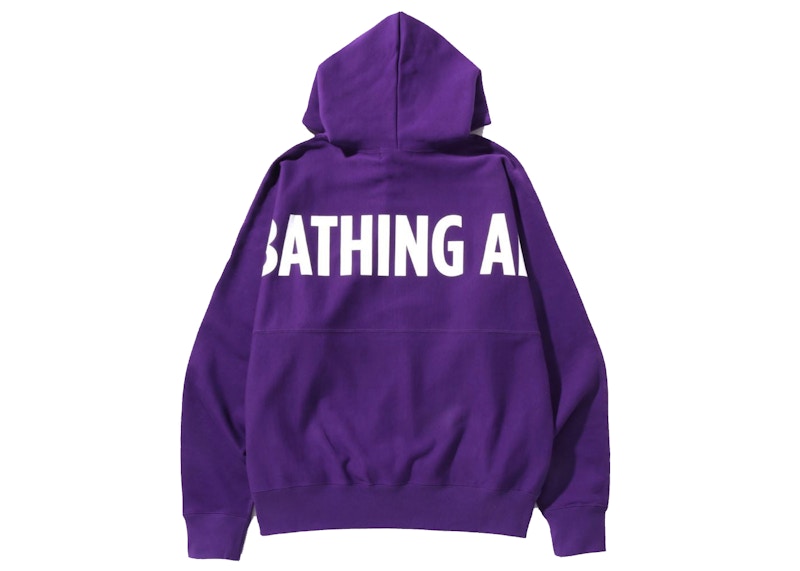 Buy Hoodie Longgar BAPE A Bathing Ape 'Ungu'