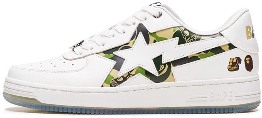 BAPE A BATHING APE Low Top 'Kulit Putih' 0ZXSHM191925L Buy BAPE A BATHING APE Low Top 'Kulit Putih' 0ZXSHM191925L