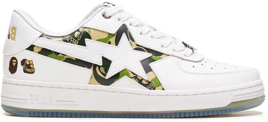 BAPE A BATHING APE Low Top 'Kulit Putih' 0ZXSHM191925L Order BAPE A BATHING APE Low Top 'Kulit Putih' 0ZXSHM191925L