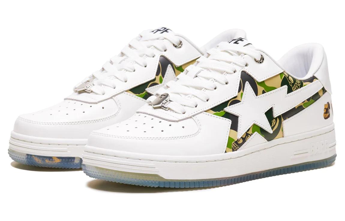 Lookbook "BAPE A BATHING APE Zapatillas Bajas 'Cuero Blanco'" 0ZXSHM191925L