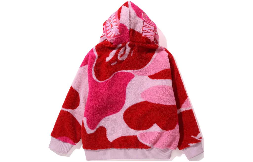 Bape A BATHING APE Mega ABC Camo Shark Boa Hoodie Jacket 1J70-140-027 圖 7