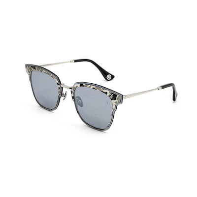 Bape A BATHING APE Metal UV Block Oval Sunglasses Unisex Retro Stainless Steel. BS13010