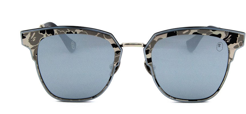 Bape A BATHING APE 金属防紫外线椭圆太阳镜 男女通用复古不锈钢款式。 BS13010 Lookbook Bape A BATHING APE 金属防紫外线椭圆太阳镜 男女通用复古不锈钢款式。 BS13010