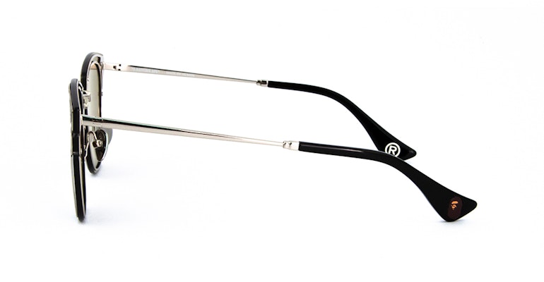 Bape A BATHING APE 金属防紫外线椭圆太阳镜 男女通用复古不锈钢款式。 BS13010 Shop Bape A BATHING APE 金属防紫外线椭圆太阳镜 男女通用复古不锈钢款式。 BS13010