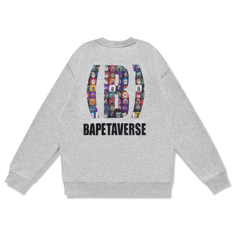 Bape A BATHING APE NFT Ape Universe Logo Crewneck Sweatshirt . 0ZXSWMVSBJP4J 圖 5