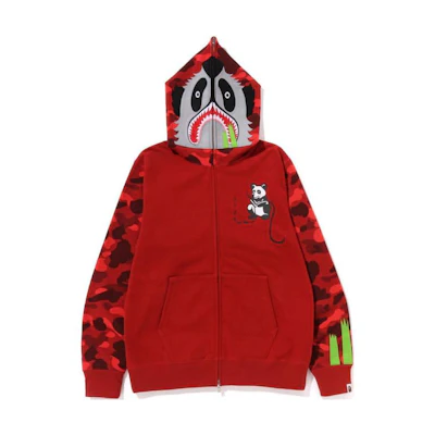 Bape A BATHING APE Panda Camo Print Zip-Up Hoodie Unisex. 0ZXSWMX15004K